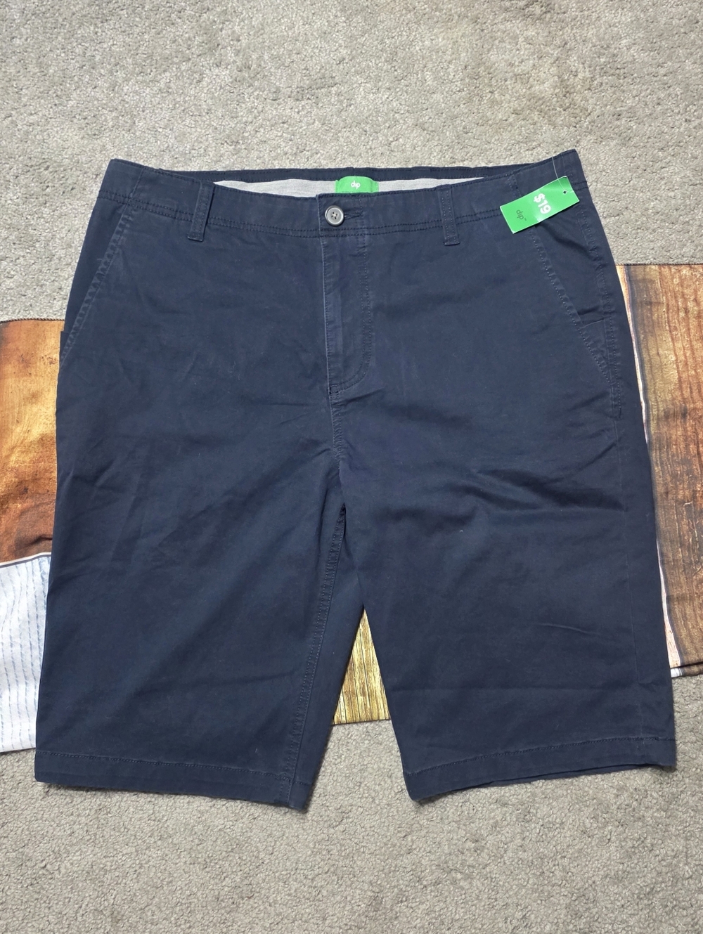 Dip Brand Navy Blue Chino Shorts Size 36